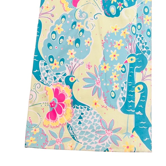 Lilly Pulitzer Bohemian Wide Legs pants Size 10 Zipper 97% cotton 3% Spandex - Picture 4 of 8